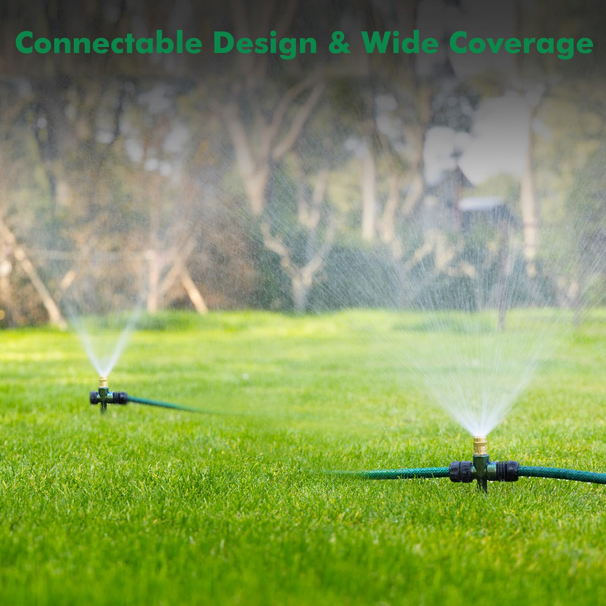 Restmo large-area irrigation expansion for multi-base layouts in yards