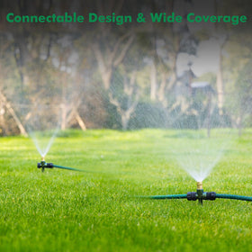 Restmo large-area irrigation expansion for multi-base layouts in yards