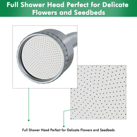 Restmo long watering wand locking trigger reduces hand fatigue during extended watering.