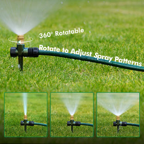 RESTMO metal spike base ensures stable installation on hard soil.