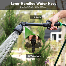RESTMO wand with 7 spray patterns for versatile watering and cleaning tasks.