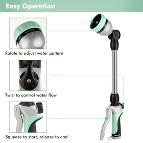 Restmo watering wand flow control knob allows tailored pressure for plants and cleaning