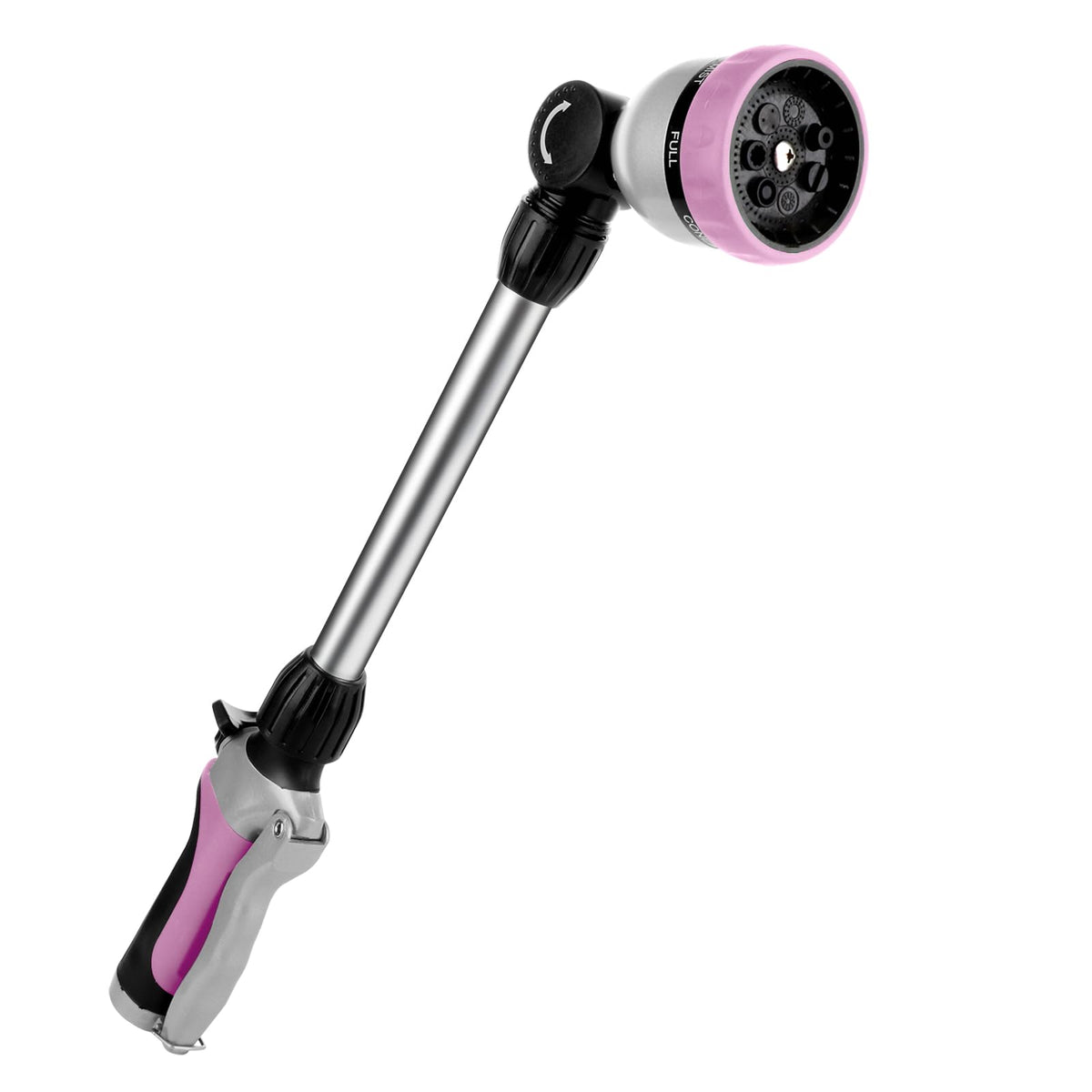 Restmo pistol-grip design enables one-handed operation with locking trigger