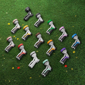 Restmo multi-use nozzle for watering and cleaning tasks.