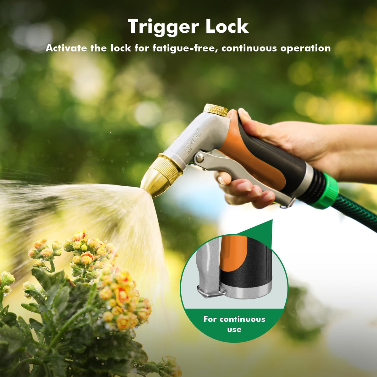 Restmo mist-cone-full-jet selection highlights versatile spray patterns for various tasks.