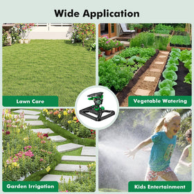 RESTMO setup in a backyard garden highlights reliable irrigation planning.
