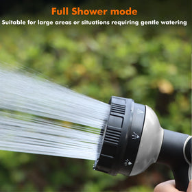 Restmo versatile nozzle for garden care, patio cleaning, and car washing.