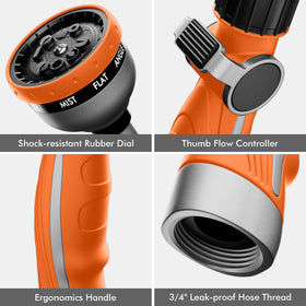 Restmo rubber seal gasket helps prevent leaks for efficient watering.
