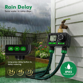 Restmo 2-zone setup image demonstrates flexible watering options.