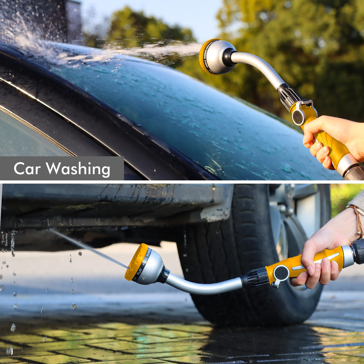 Restmo fits standard 3/4-inch garden hoses securely.