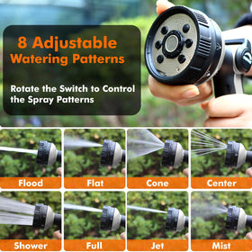 Restmo fits standard 3/4 inch hoses for universal compatibility.