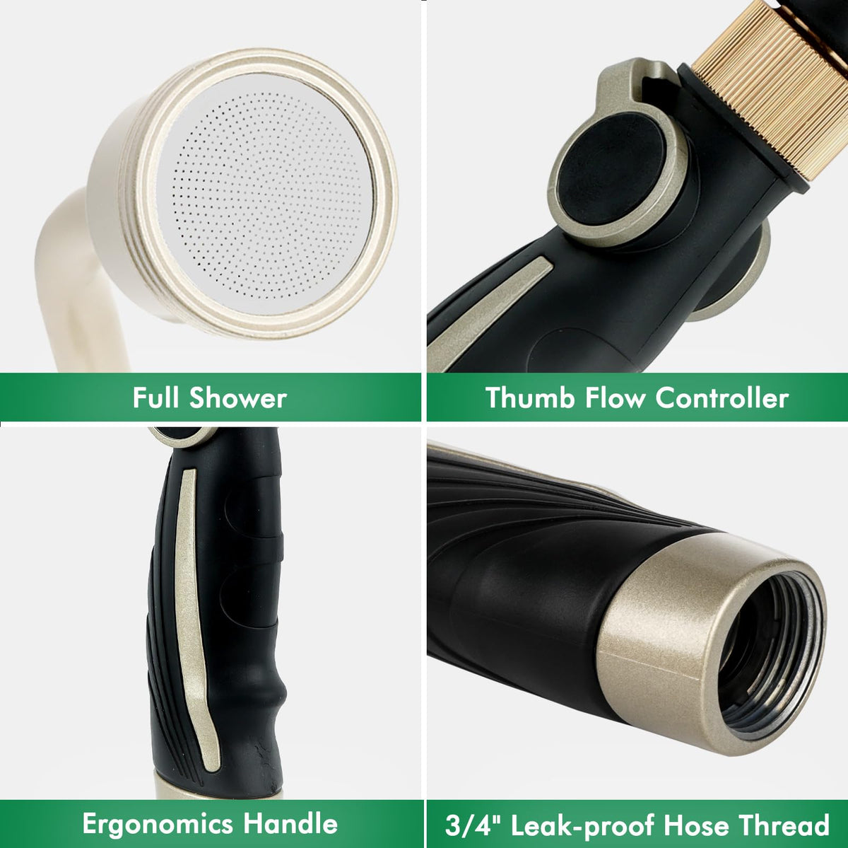 Restmo sturdy watering wand ideal for gardens, baskets, and shrubs