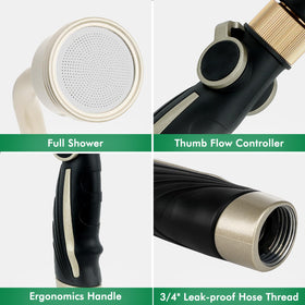 Restmo sturdy watering wand ideal for gardens, baskets, and shrubs