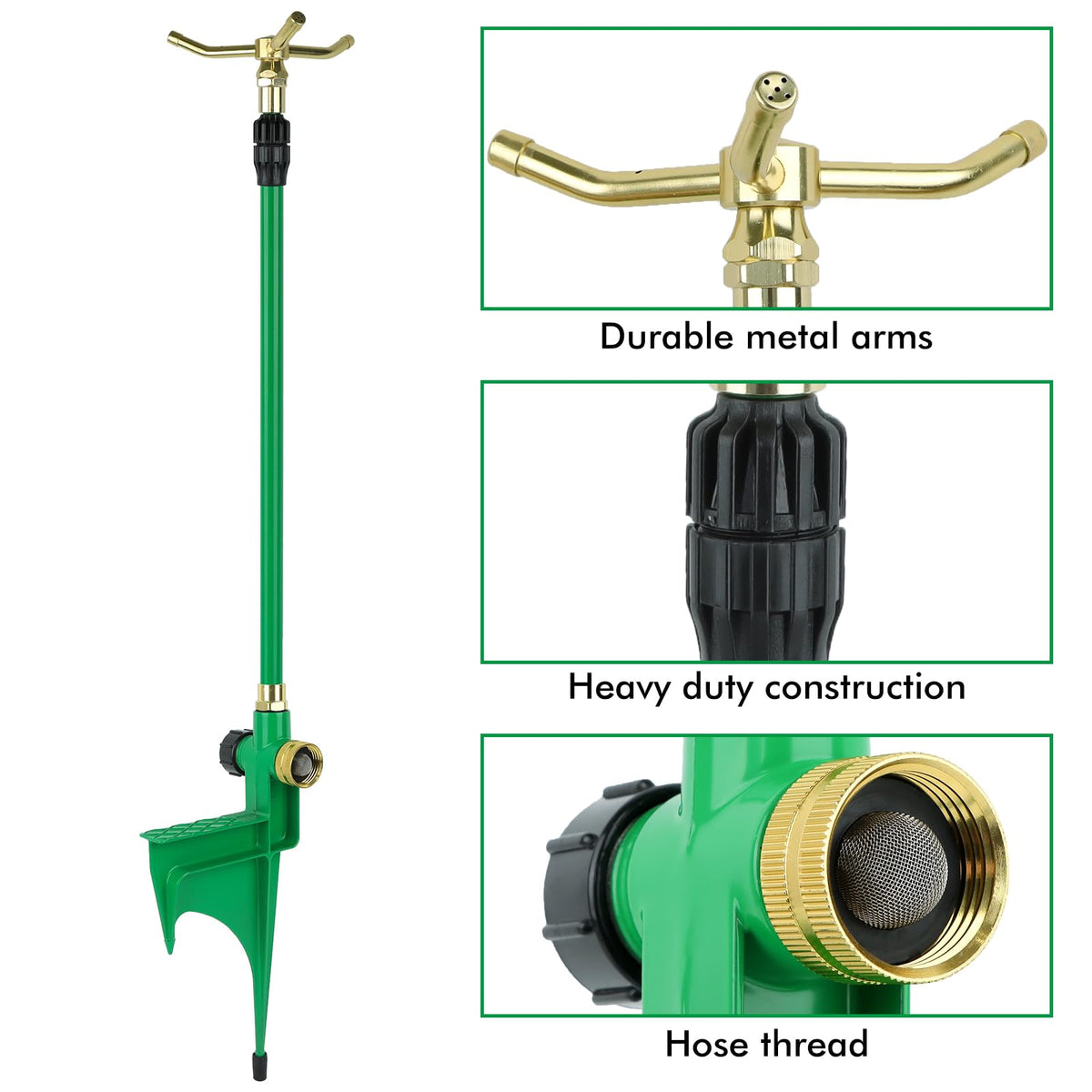 Restmo swivel hose connection enables quick setup and flexible placement