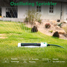 360-degree rotating inlet prevents hose twists during operation