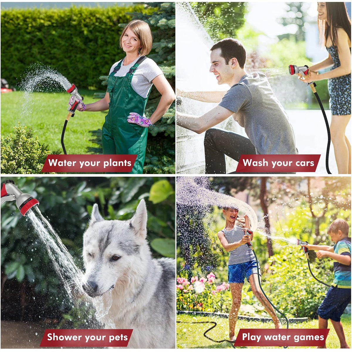 RESTMO ideal for watering gardens, cleaning cars and washing pets