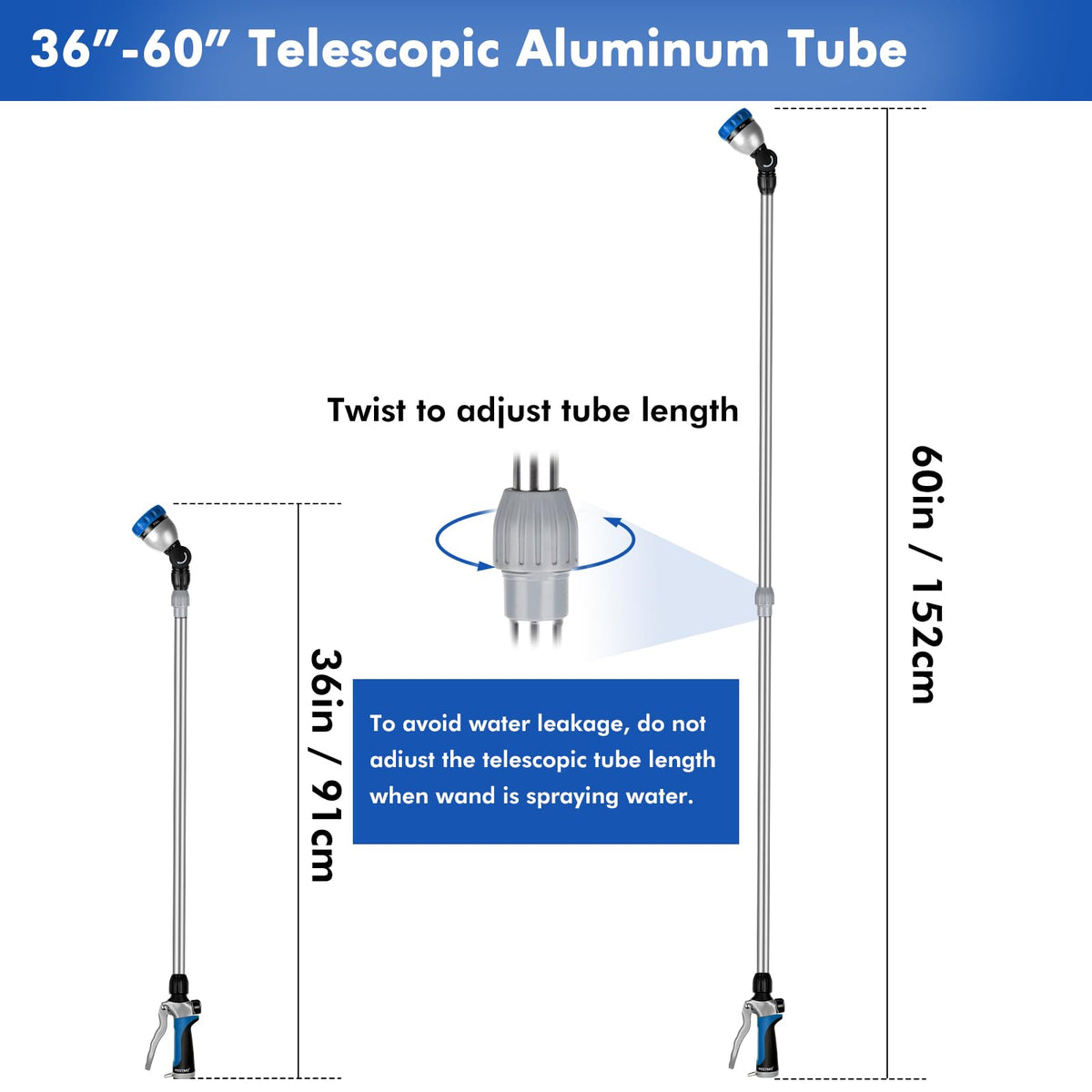 Restmo 180 head enables easy angle water delivery