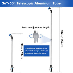 Restmo 180 head enables easy angle water delivery