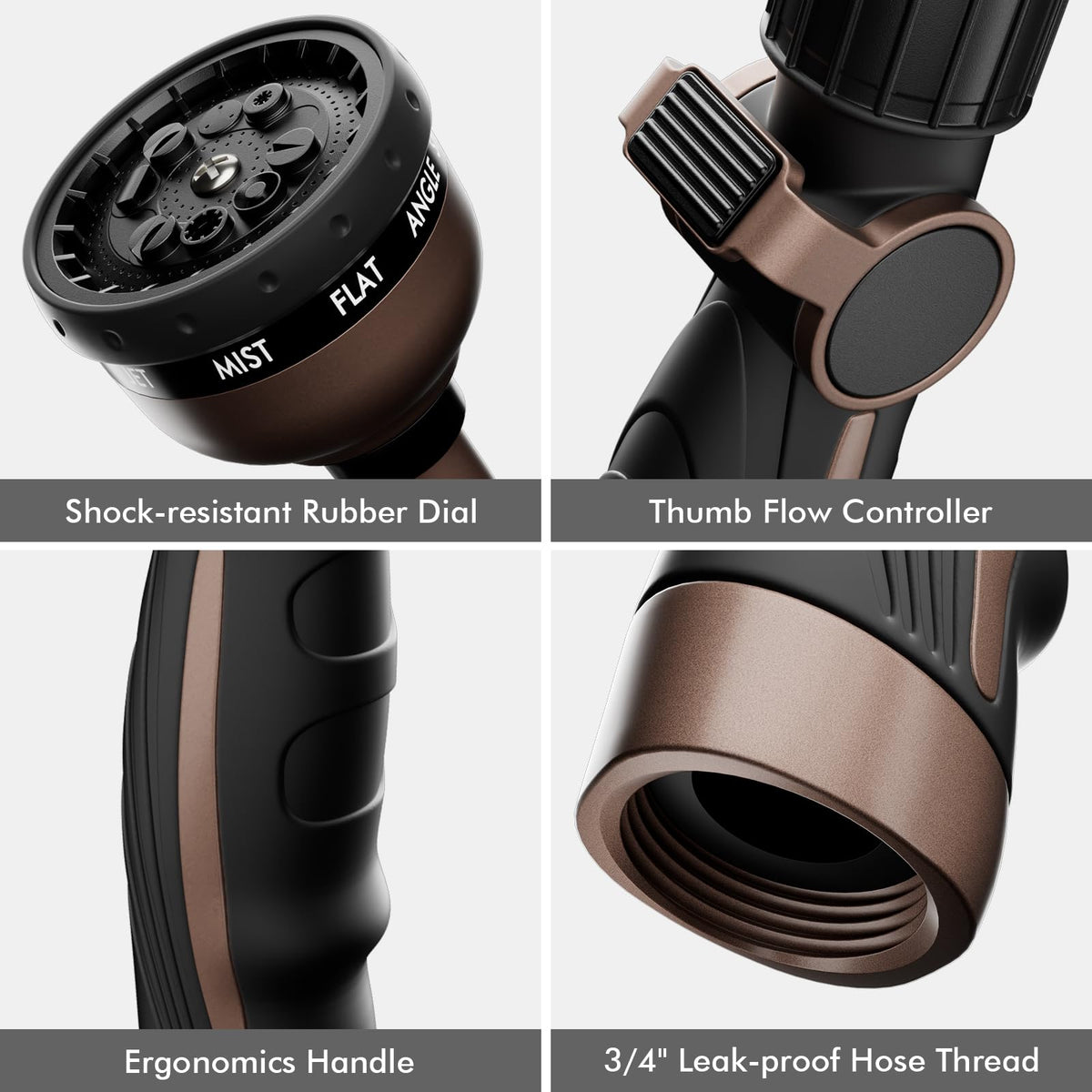 Restmo Watering Wand fits standard 3/4 inch hoses for broad compatibility