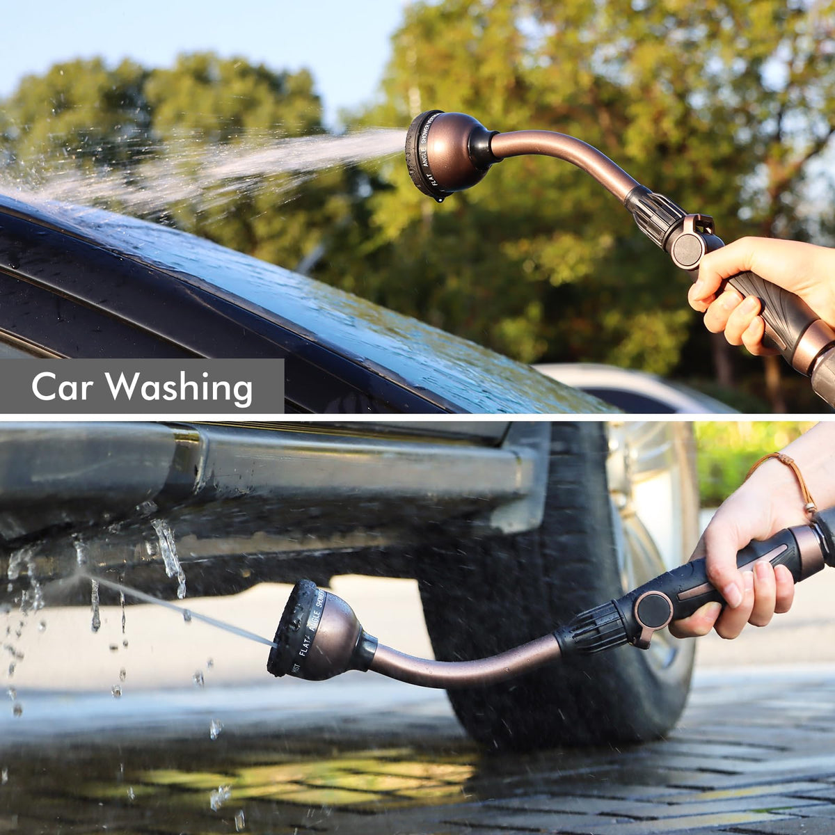 Restmo Watering Wand bronze finish adds style and corrosion resistance