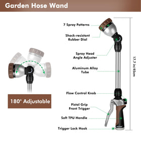 RESTMO watering wand ergonomic grip for comfortable long use