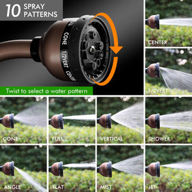 Restmo Watering Wand ergonomic handle reduces hand fatigue during long watering