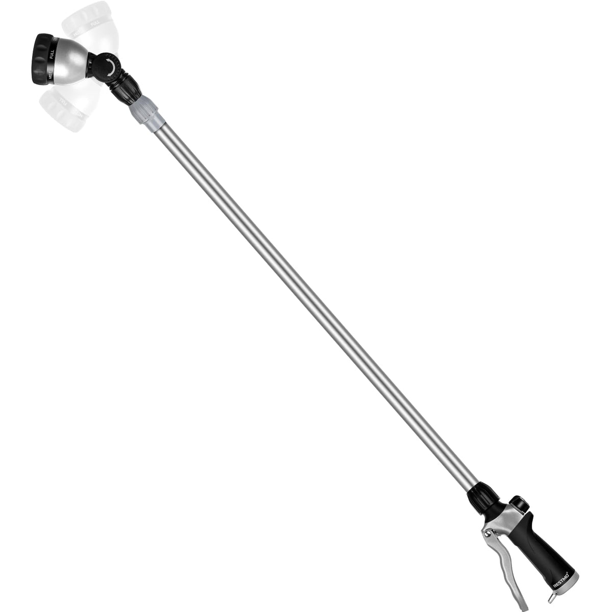 Restmo watering wand extended 36-60 inch reach for hanging baskets.