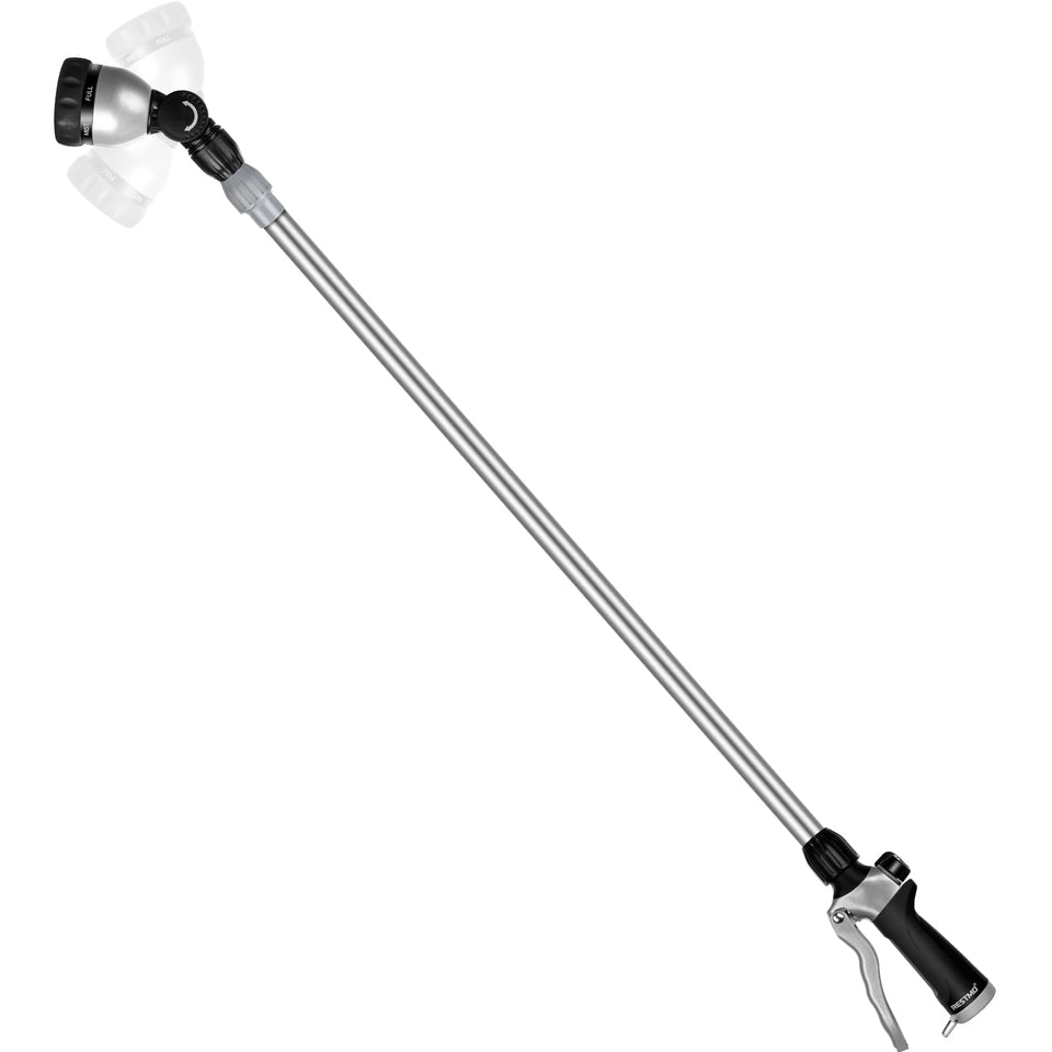 Restmo watering wand extended 36-60 inch reach for hanging baskets.