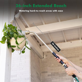 Sturdy handle grip on Restmo wand provides precise control