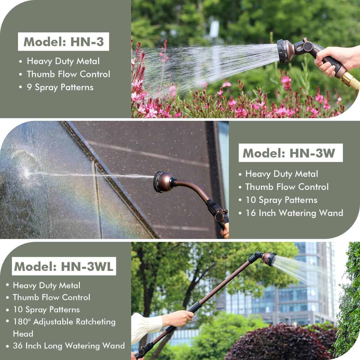 Restmo Watering Wand ideal for hanging baskets and shrubs