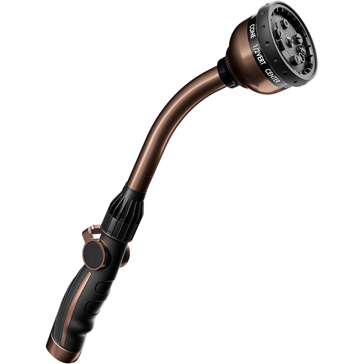 Restmo Watering Wand shows heavy-duty metal design for durable outdoor watering