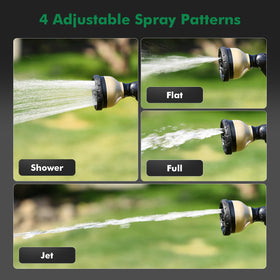 Restmo thumb flow control allows quick pressure adjustments without returning to the faucet.