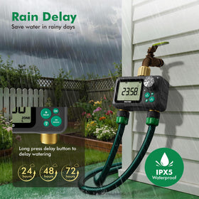 Restmo waterproof LCD display remains readable in sun or rain