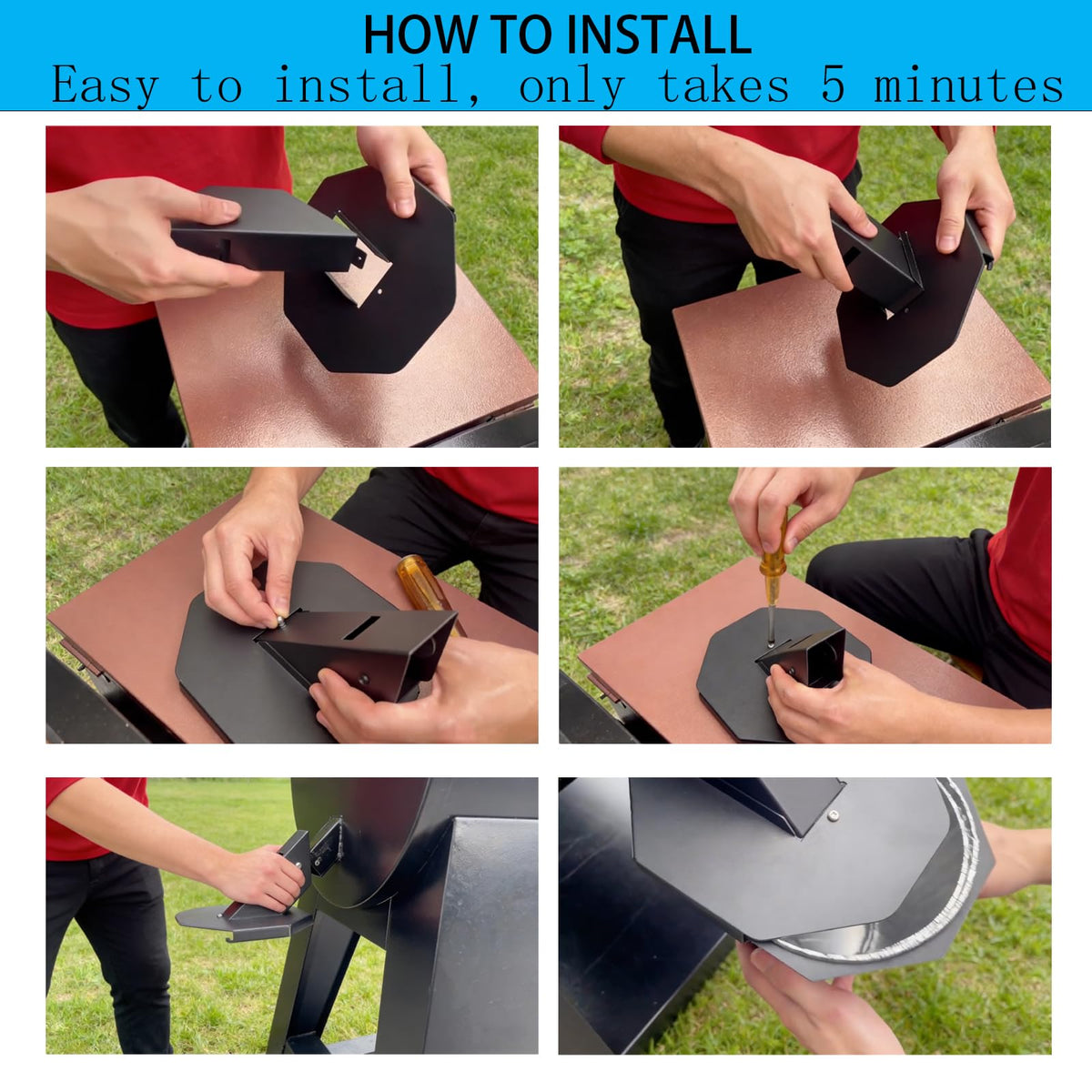 RESTTIME backyard cleanup is easy with a compact leak-free grease container.