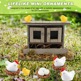 Restynic set—chicks add playful charm to interactive dioramas.