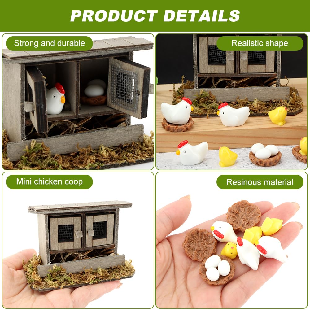 Restynic eggs provide realistic detail for seasonal mini displays.
