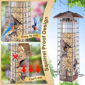 ReTang 3lb large-capacity feeder reduces refills during busy birdwatching mornings