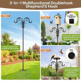 ReTang five-prong base delivers stable support for heavy hanging items.