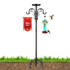 ReTang double shepherds hooks with adjustable height for versatile outdoor setups.