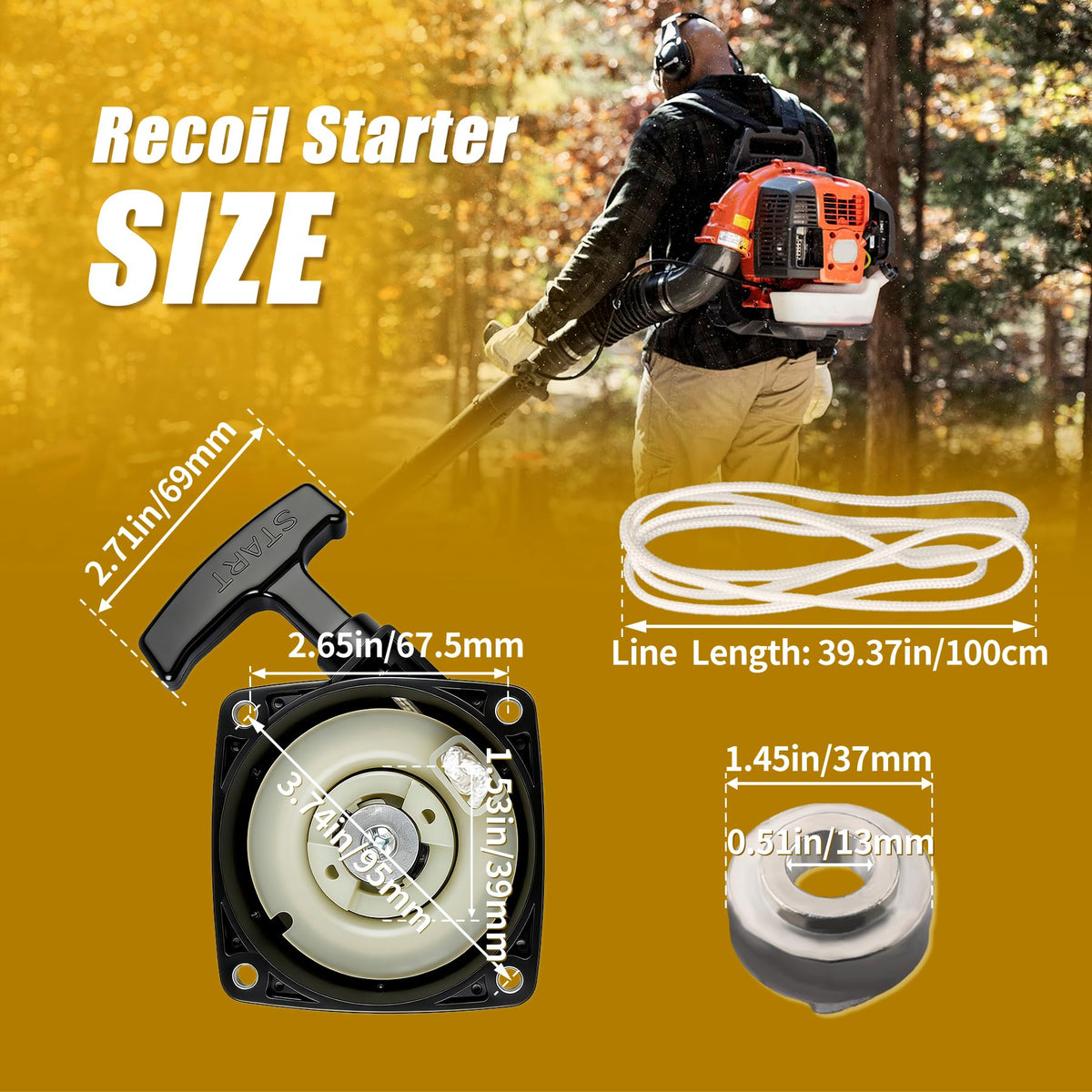 Retepif starter cup replacement, precise fit for quick maintenance
