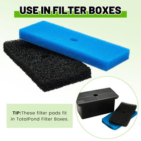 Retisee water filtration action demonstrates cleaner water for fish and plants
