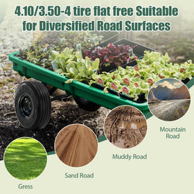 RETOTLA non-slip tread wheels provide reliable traction on varied surfaces.