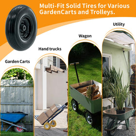 RETOTLA versatile wheelset for wheelbarrows, wagons, and garden carts