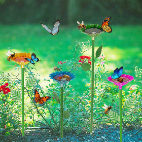 Retyion bee watering station height-adjustable rod lets you tailor placement.