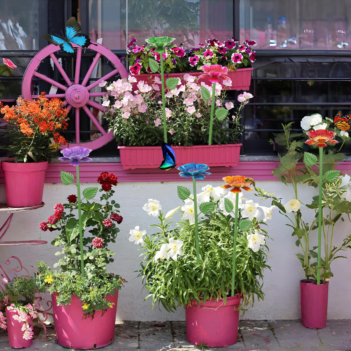 Retyion Outdoor Garden Setup shows stacked stations for layered landscape.