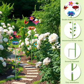 Includes two-pack option for broader garden coverage.