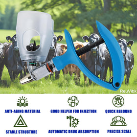 ReuVibk durable plastic and stainless components ensure long service life.