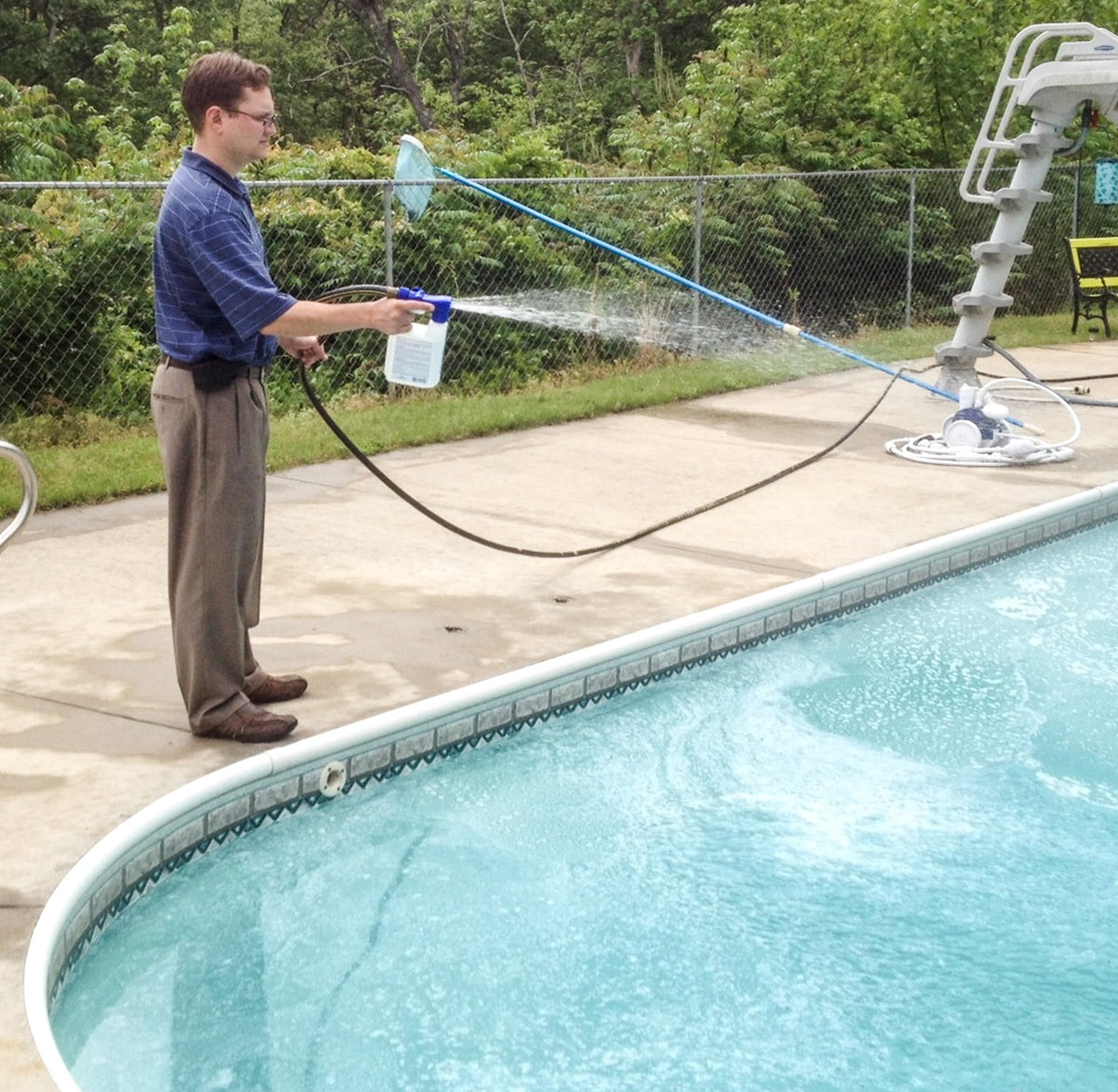 REVIVE! easy deep-end distribution with a running filter.
