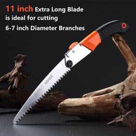 REXBETI folding saw teeth 7-TPI enable fast, smooth cutting