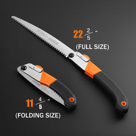 REXBETI folding saw long blade for pruning thick branches